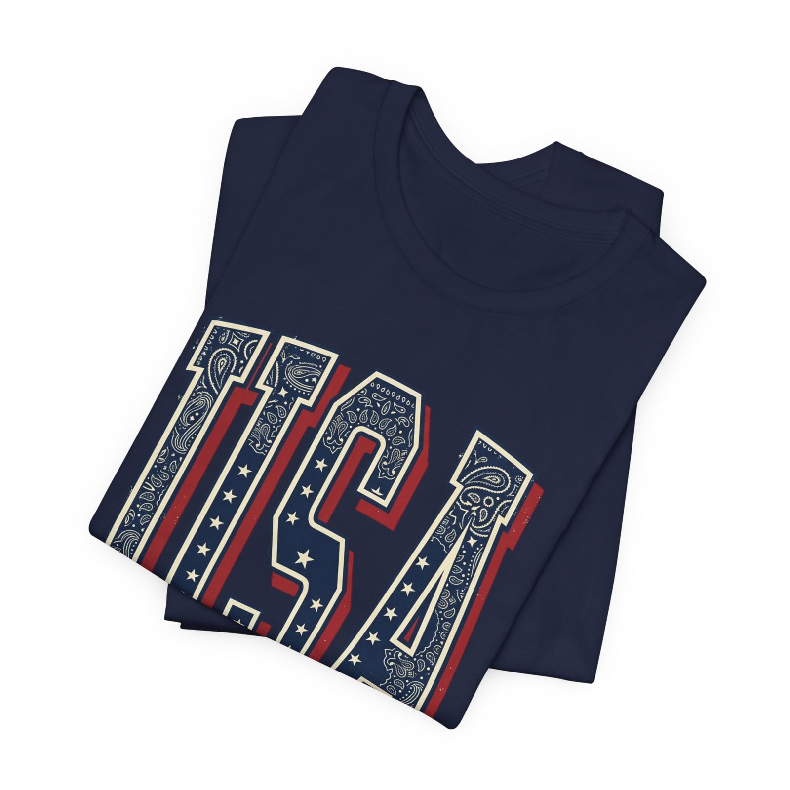 Vintage USA Graphic Tee | 4th of July Americana Stars & Stripes