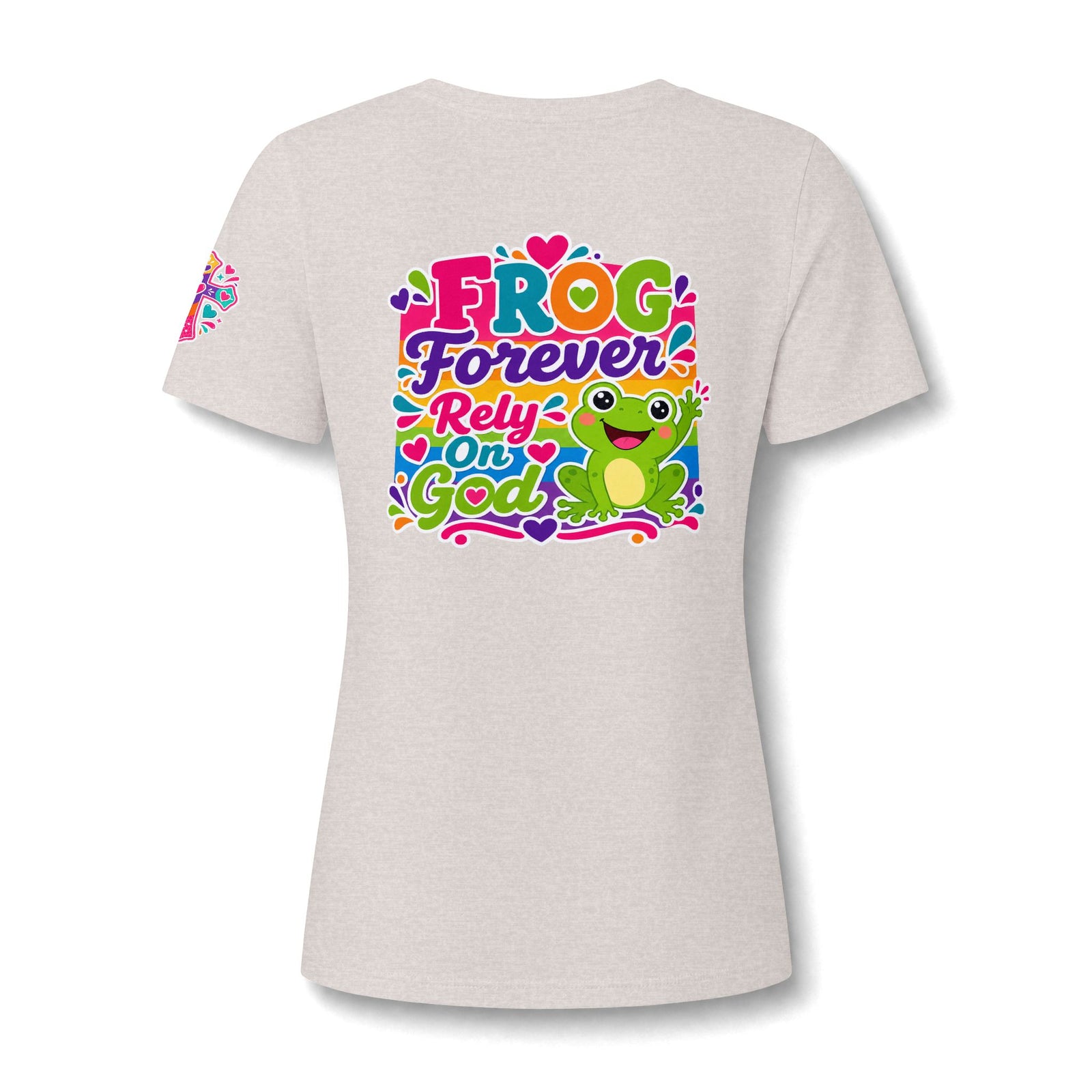 Women's Relaxed Heather CVC V-Neck Tee