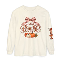 Load image into Gallery viewer, "I Am Thankful" Long Sleeve Tee