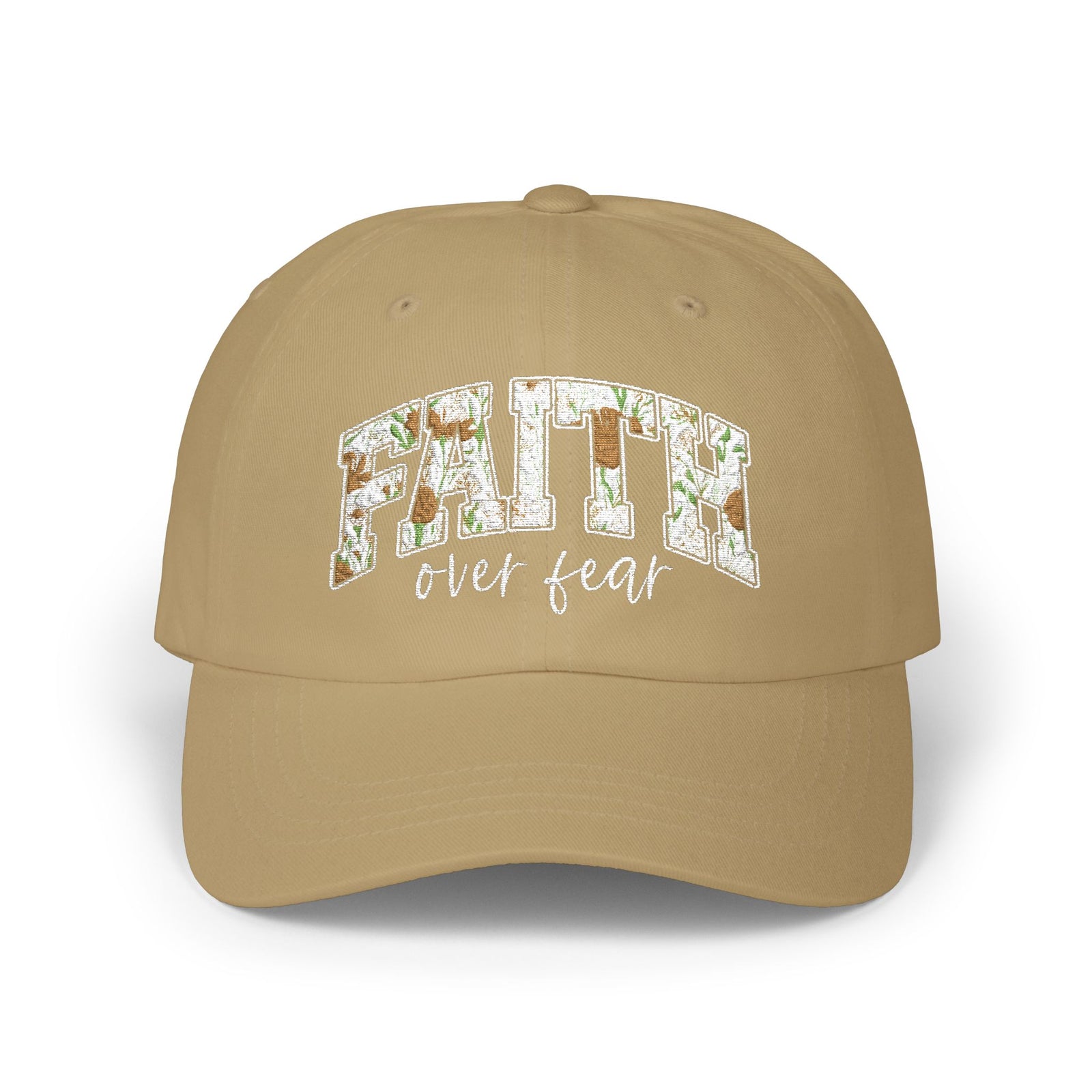 Dad Cap — Faith Over Fear Embroidered Baseball Hat