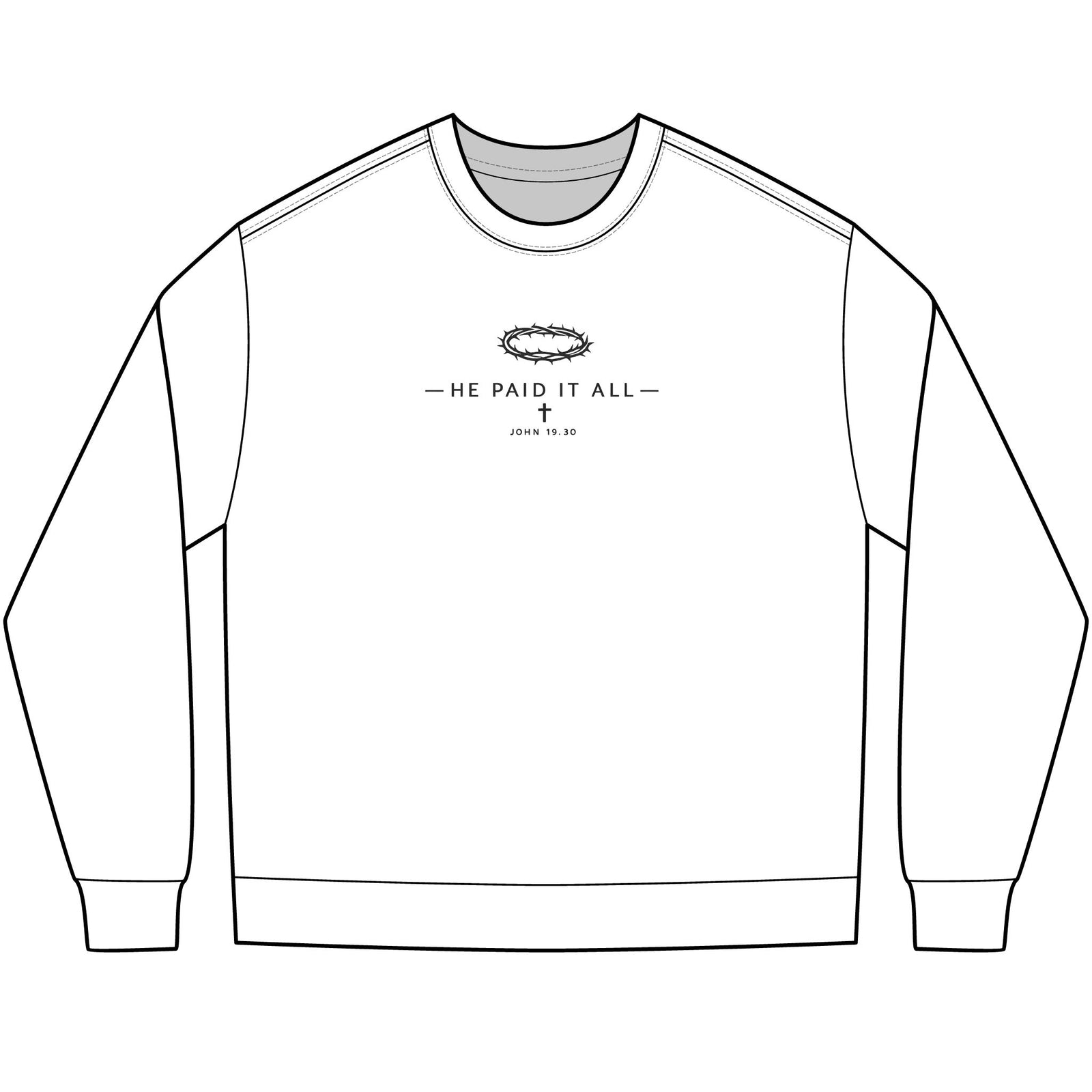 He Paid It All Long Sleeve Tee