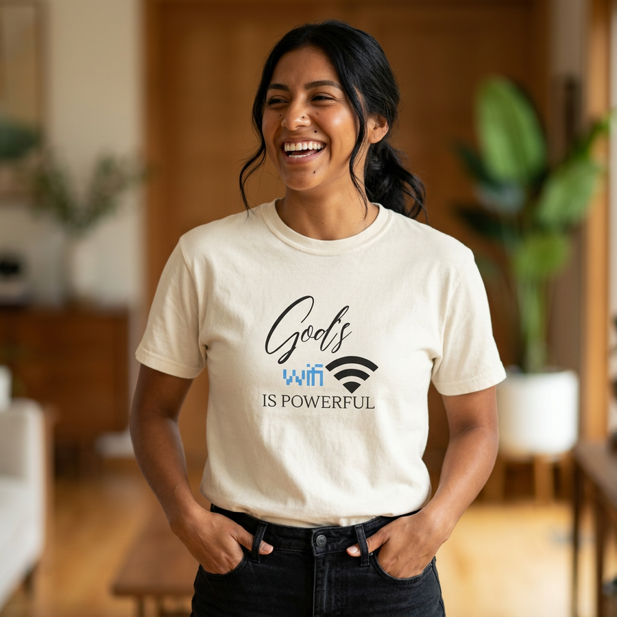 "God's WiFi is Powerful" Graphic Tee