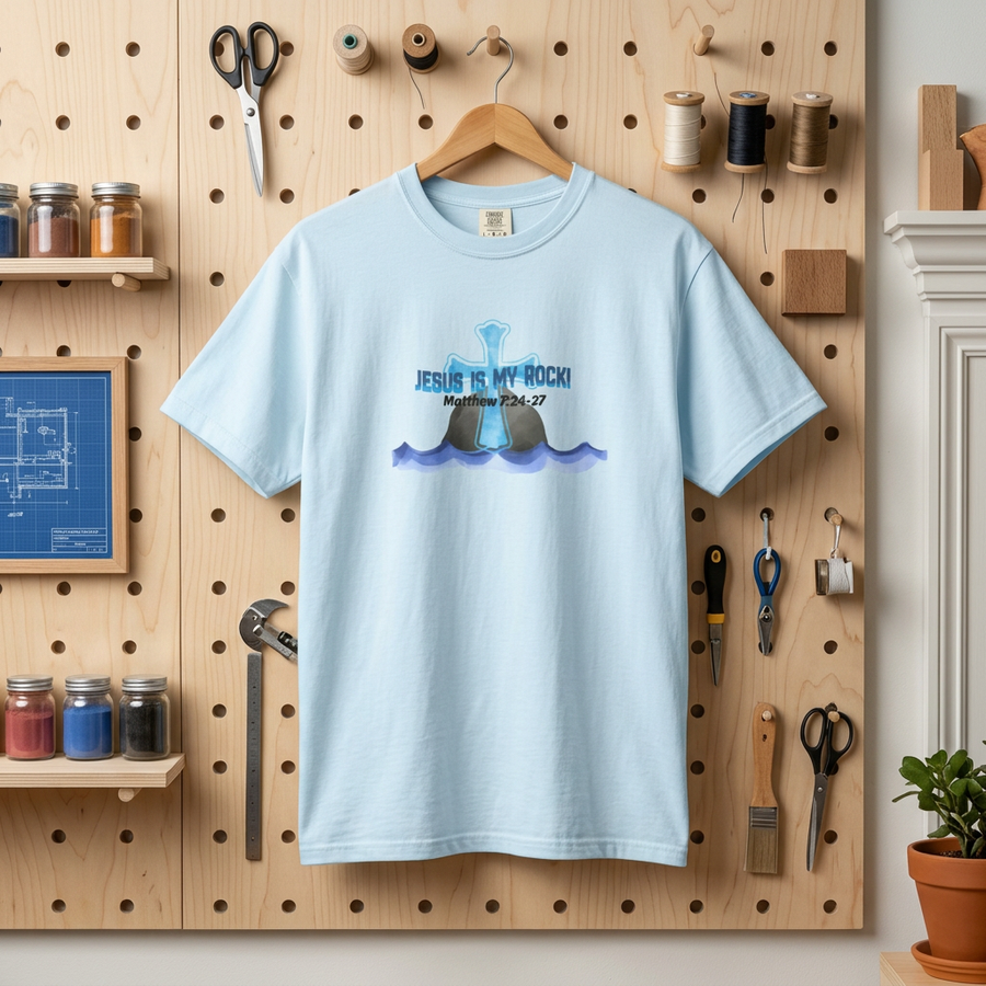 Jesus Is My Rock Graphic Tee