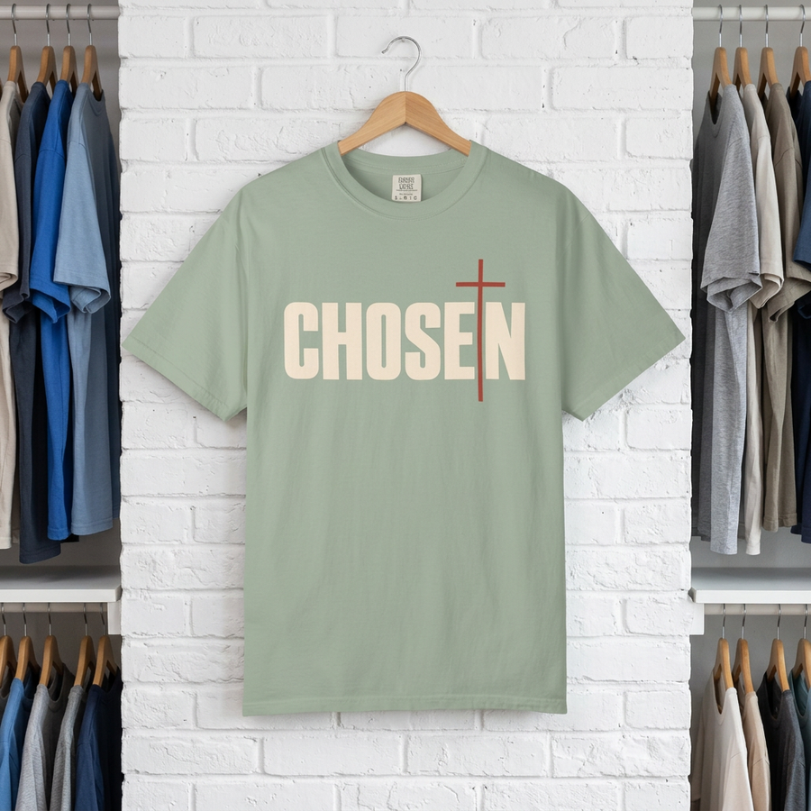Chosen Cross T-Shirt — Faith-Based Christian Tee