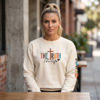Load image into Gallery viewer, "The Way the Truth the Life" Jesus sweatshirt