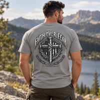 Load image into Gallery viewer, "Faith Over Fear" Christian T-Shirt