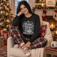 Load image into Gallery viewer, "Prince of Peace" Nativity Long Sleeve Tee