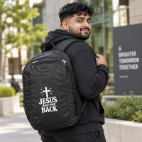 Load image into Gallery viewer, "Jesus Has my Back" Backpack
