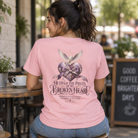 Load image into Gallery viewer, “He Held the Pieces of My Broken Heart” Tee
