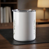 Load image into Gallery viewer, "Wrapped in His Grace" Christmas Insulated Coffee Travel Mug