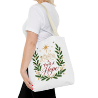 Load image into Gallery viewer, "A Thrill of Hope" Tote Bag
