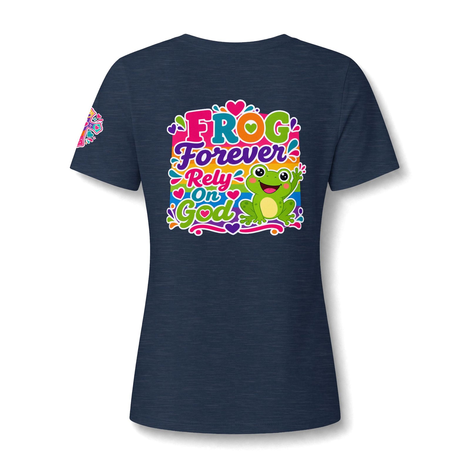 Women's Relaxed Heather CVC V-Neck Tee