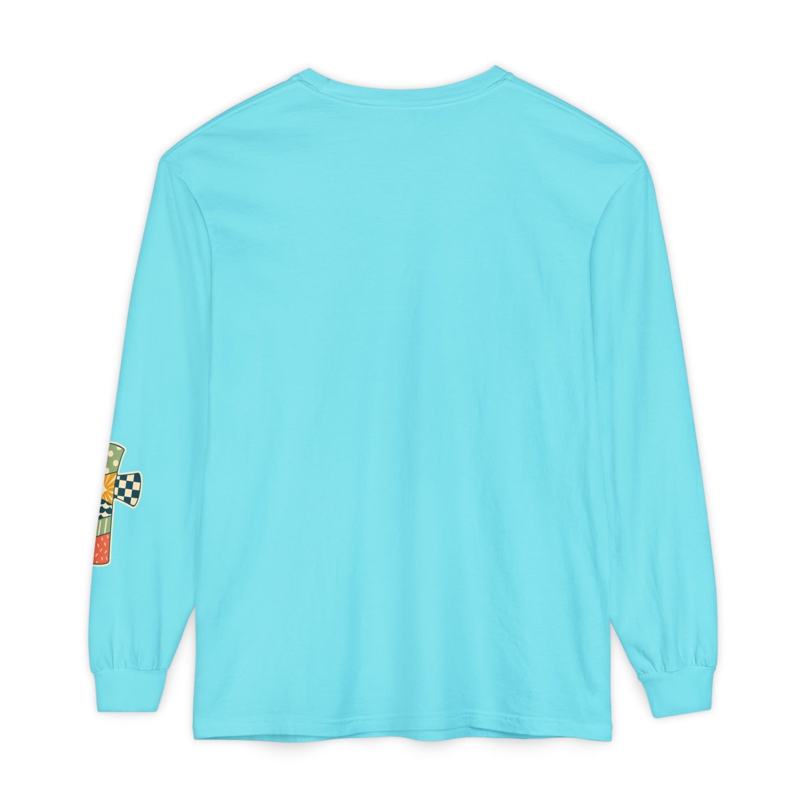 Pray, God, Repeat Long Sleeve Tee — 1 Thessalonians 5:17 Christian Shirt