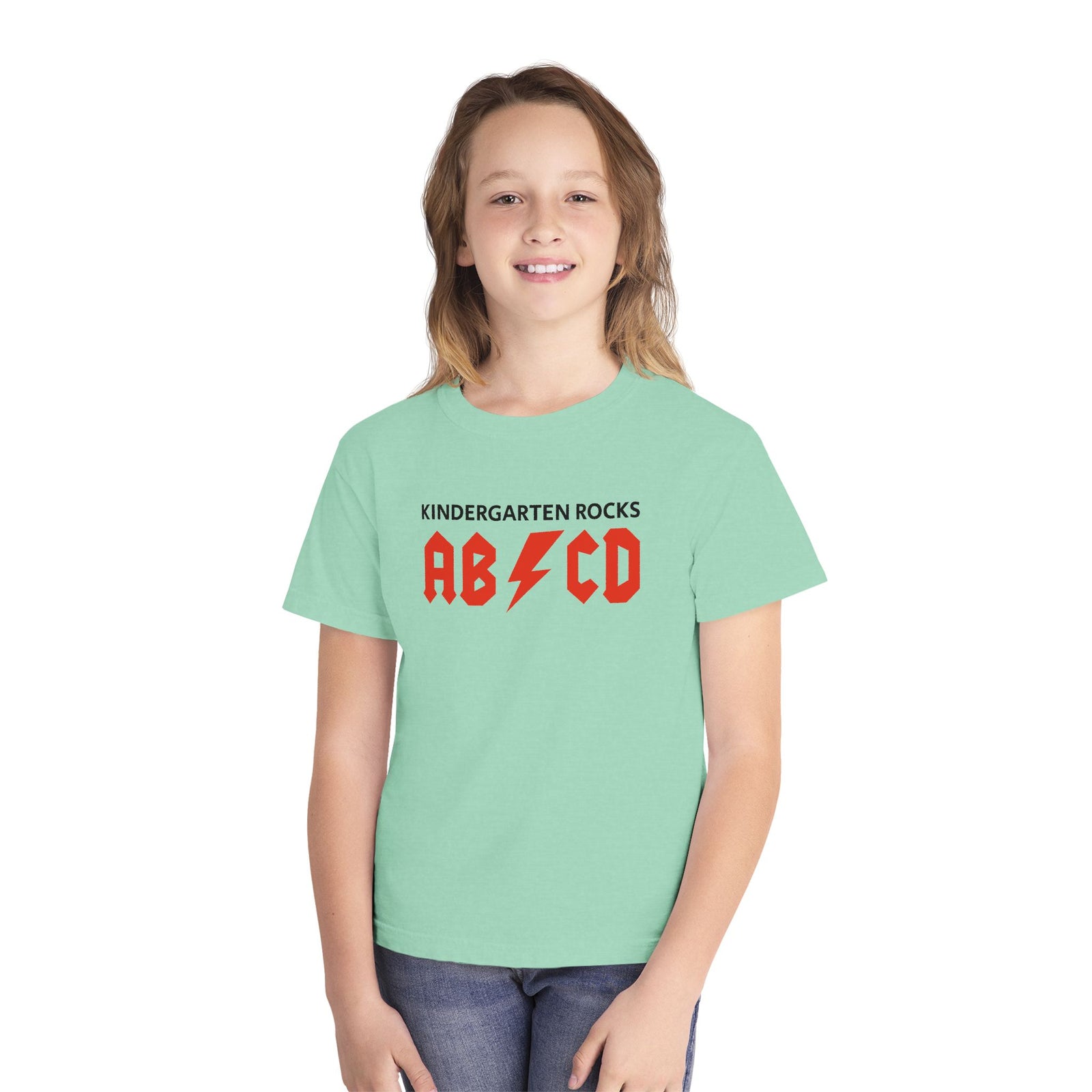 'AB/CD' Rock Band Style Kids Shirt