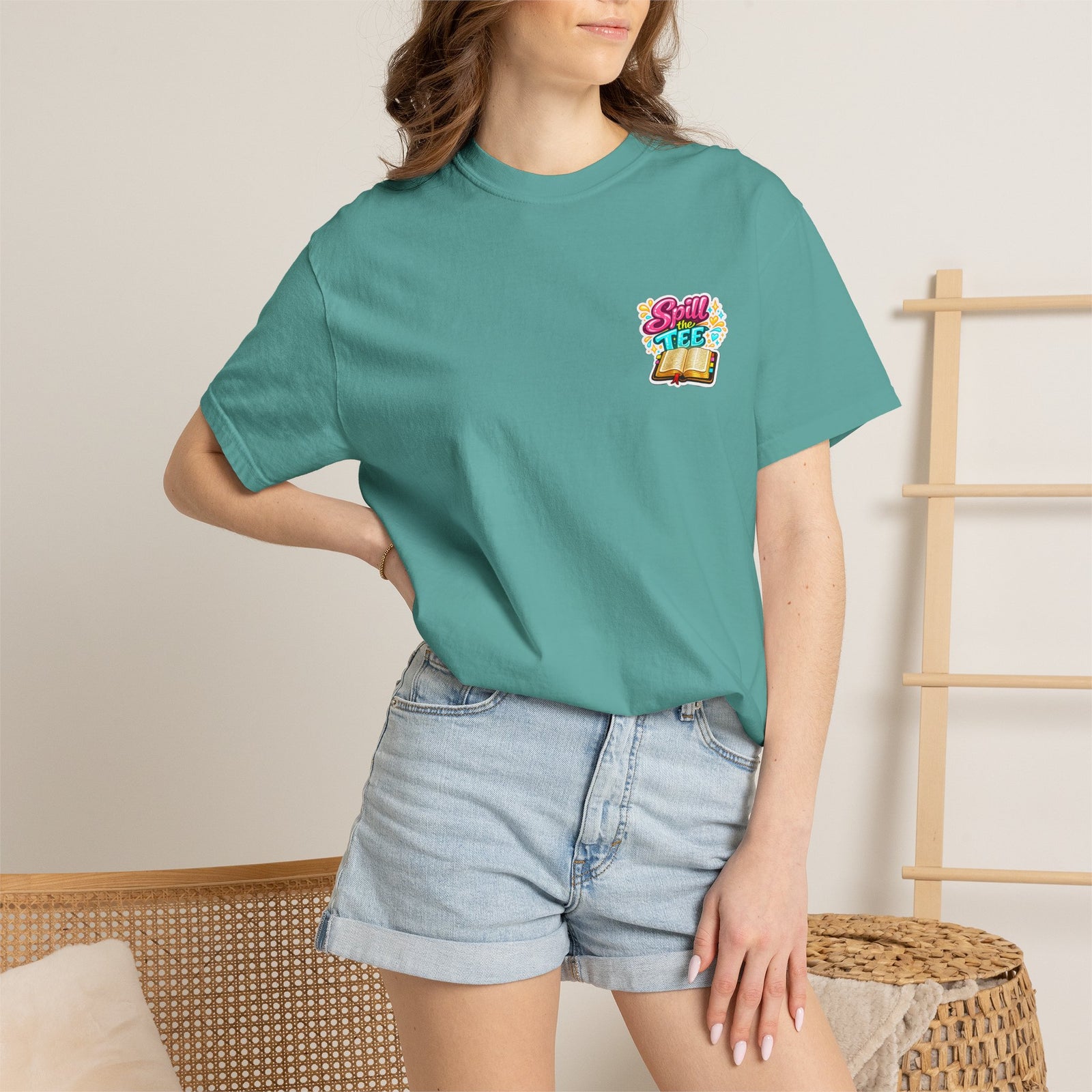 T-Shirt — “I Turn My Worries Into Prayers” Colorful Inspirational Tee
