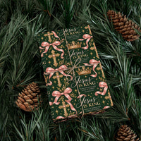Load image into Gallery viewer, "Jesus Is King" Christmas Wrapping Paper