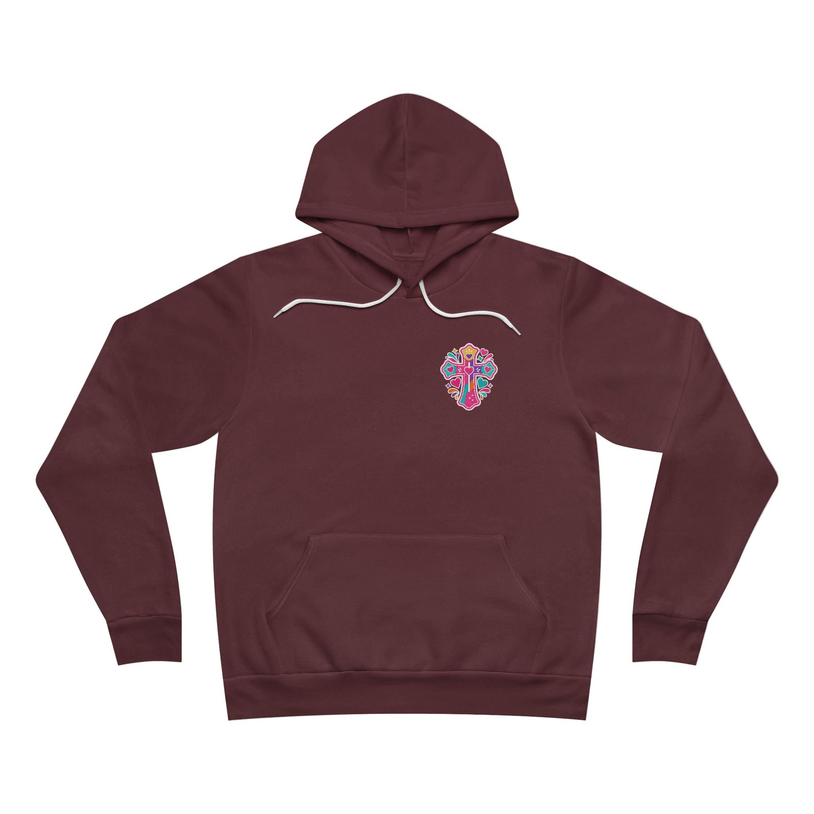 Church Praise Hoodie — "I'm the One on the Front Row at Church with My Hands Raised High" Pullover