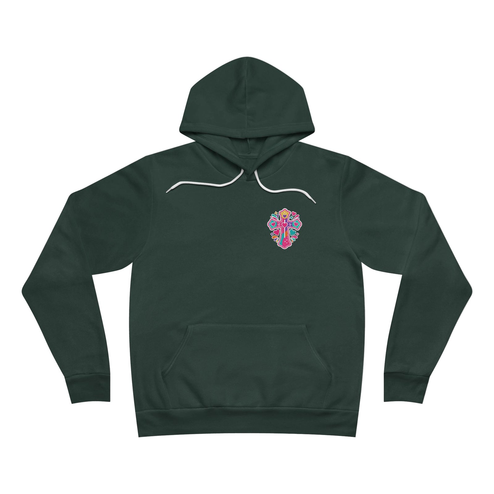 Church Praise Hoodie — "I'm the One on the Front Row at Church with My Hands Raised High" Pullover