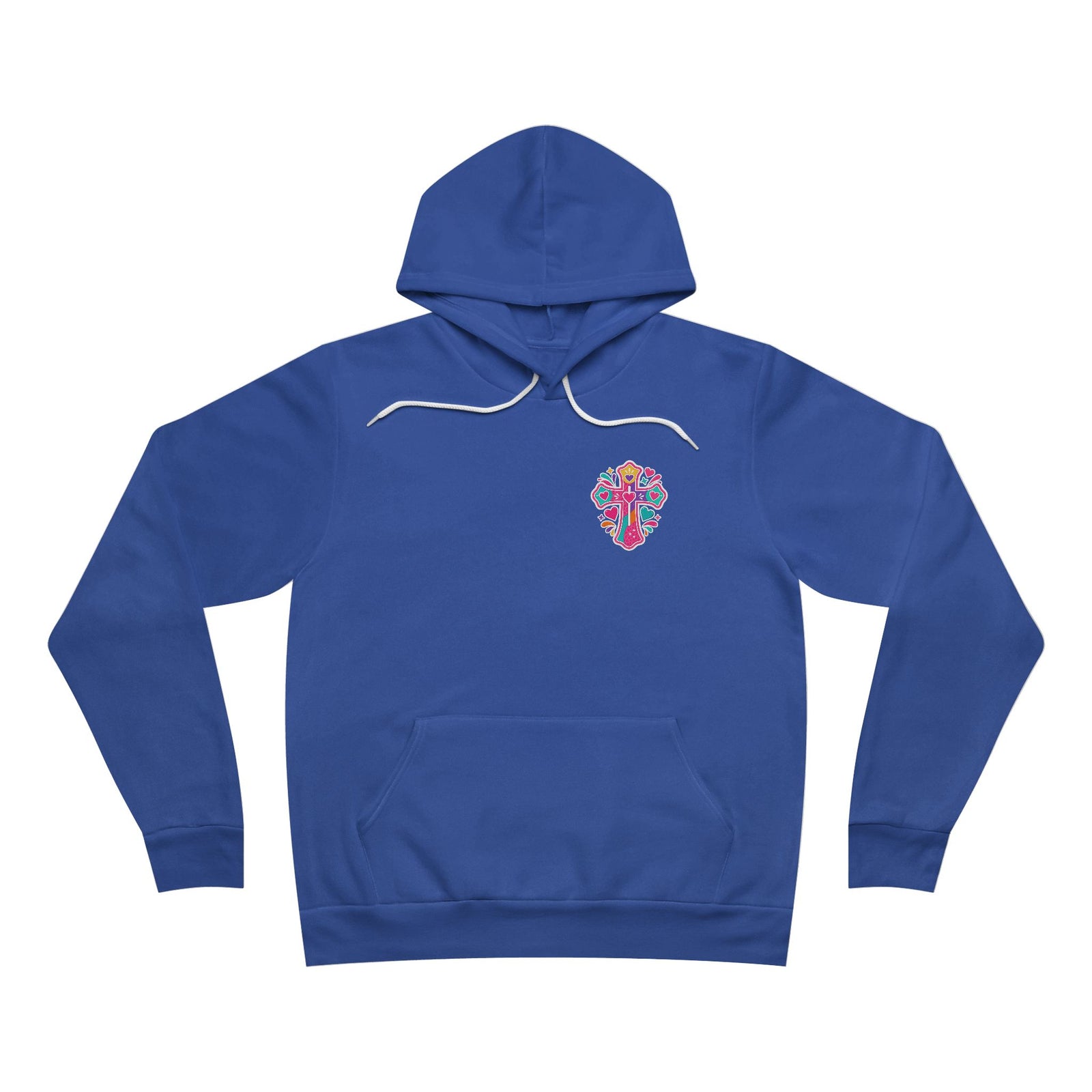 Church Praise Hoodie — "I'm the One on the Front Row at Church with My Hands Raised High" Pullover