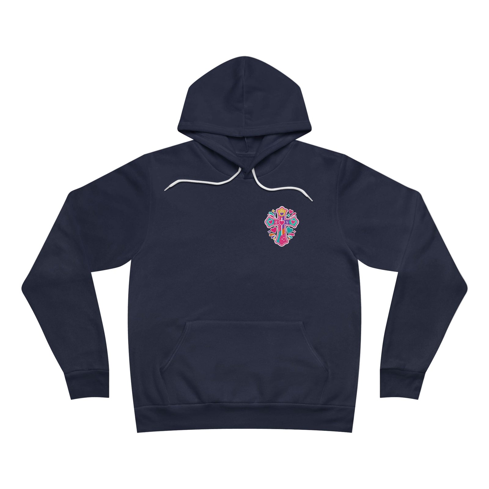 Church Praise Hoodie — "I'm the One on the Front Row at Church with My Hands Raised High" Pullover