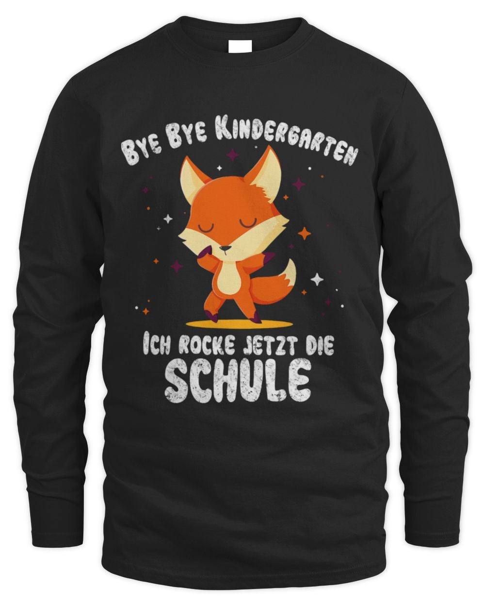 Cute Fox Bye Kindergarten Fox Dab dabbing Fox End First Day of School