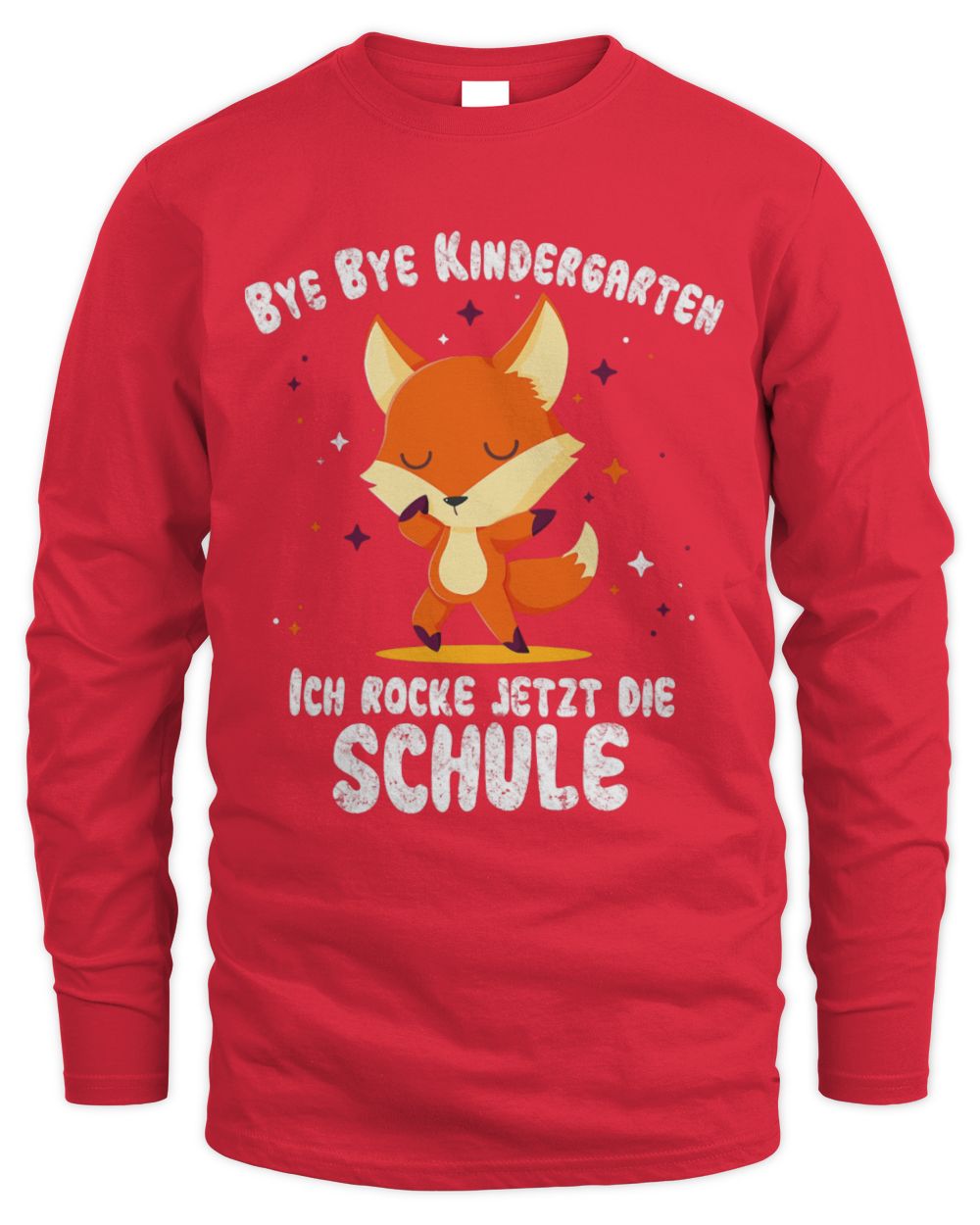 Cute Fox Bye Kindergarten Fox Dab dabbing Fox End First Day of School