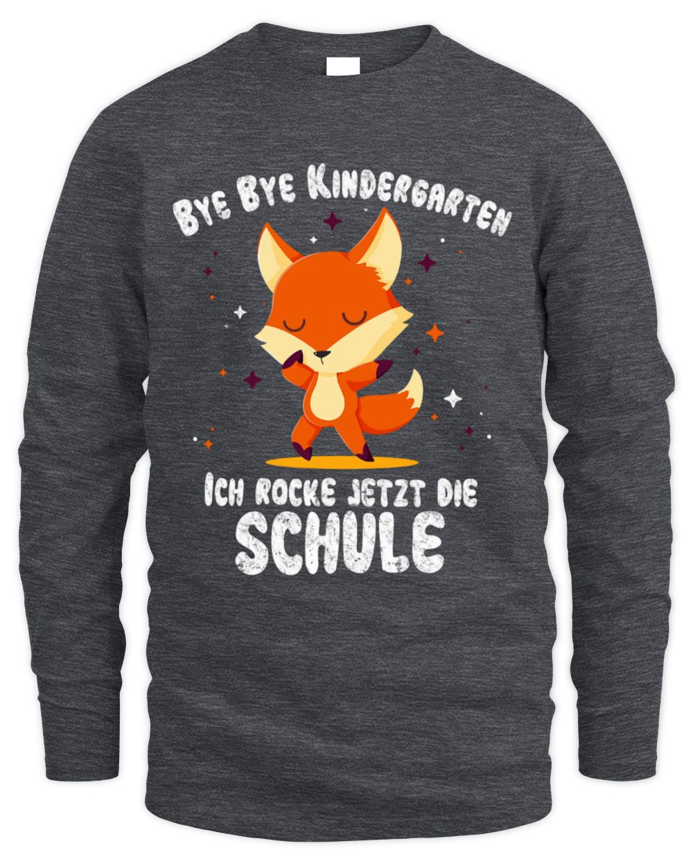 Cute Fox Bye Kindergarten Fox Dab dabbing Fox End First Day of School