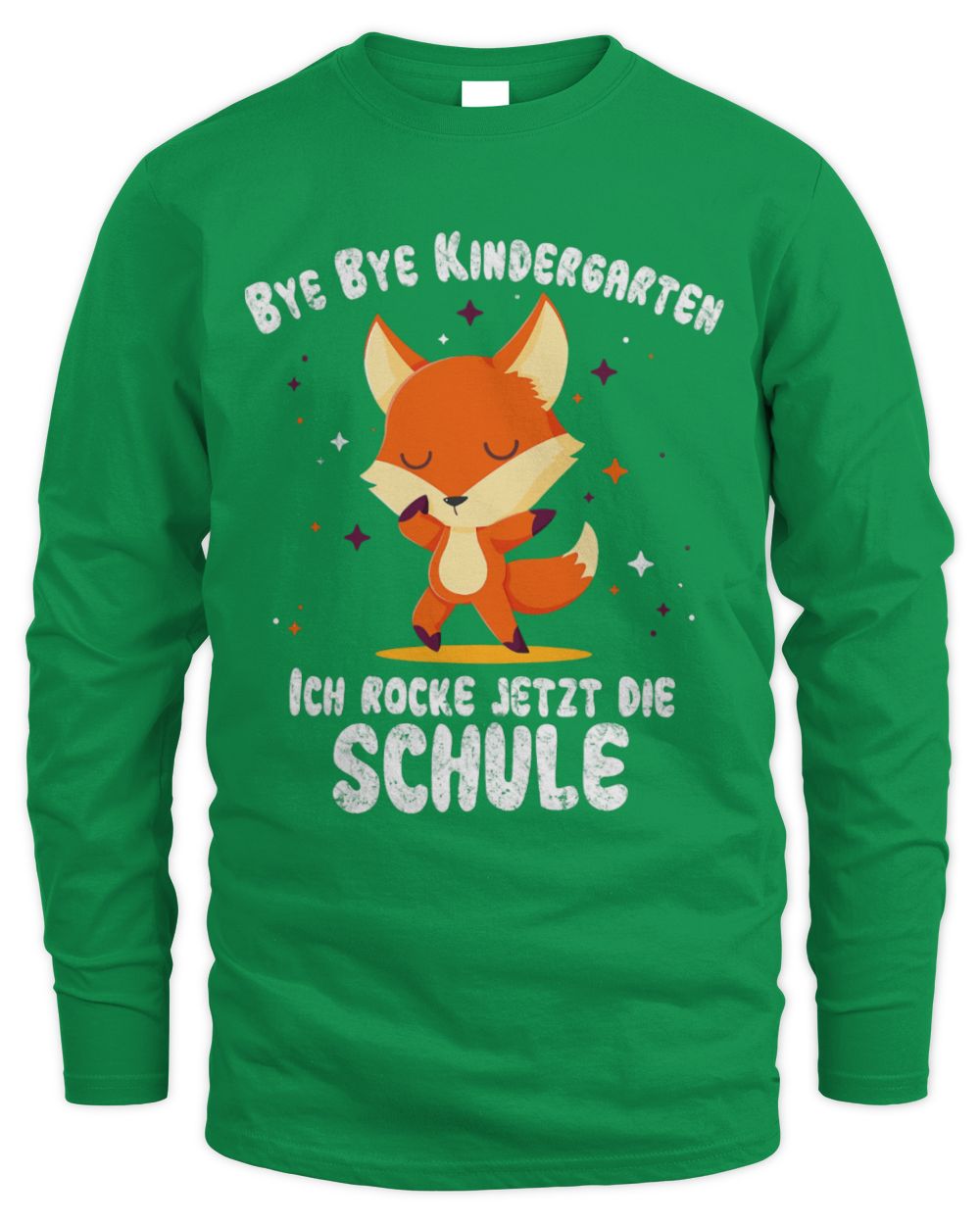Cute Fox Bye Kindergarten Fox Dab dabbing Fox End First Day of School