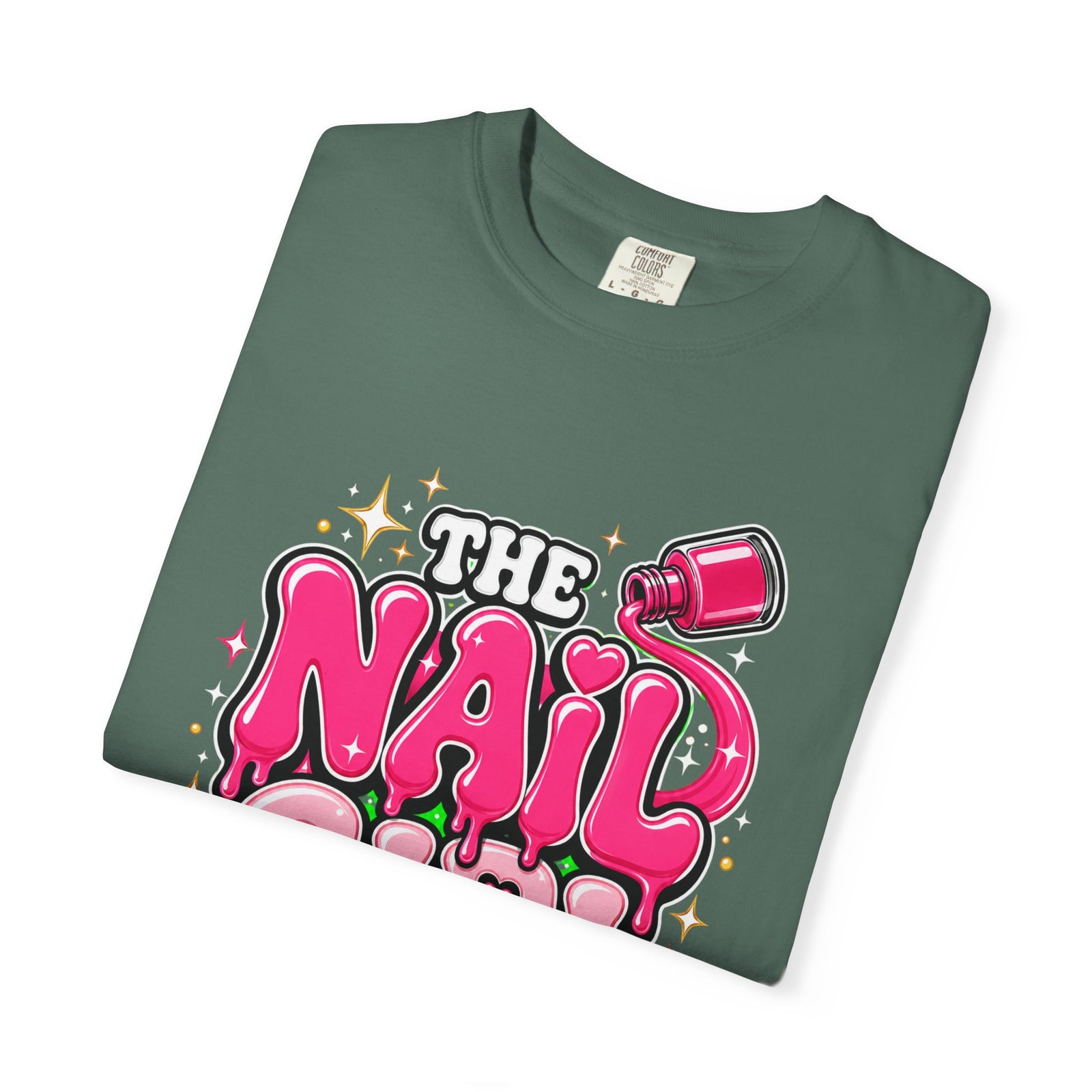 The Nail Girl T-Shirt — Polishing Nails, Praising Jesus Graphic Tee