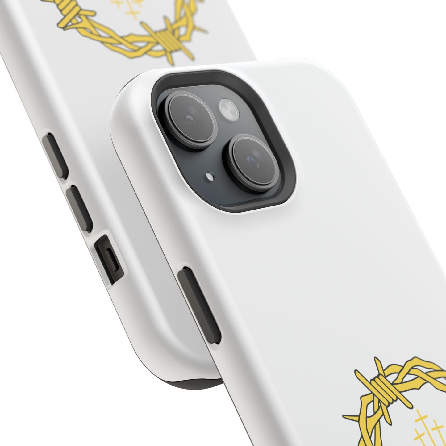 Impact-Resistant Phone Case — 'True Love' Crown of Thorns Faith Design