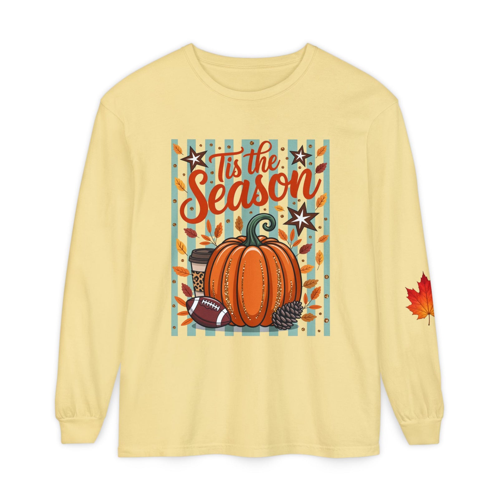 'Tis the Season Pumpkin Fall Long Sleeve Tee