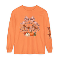 Load image into Gallery viewer, "I Am Thankful" Long Sleeve Tee