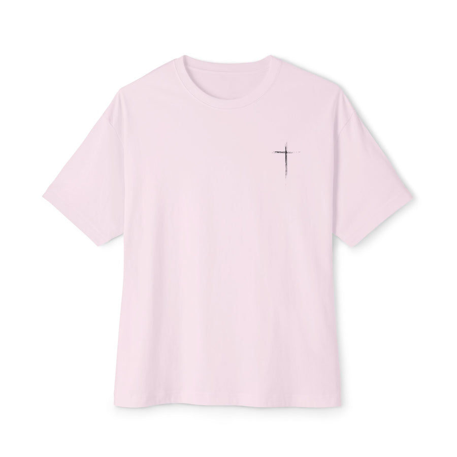 Faith In God Boxy Tee — Floral Christian Graphic T-Shirt