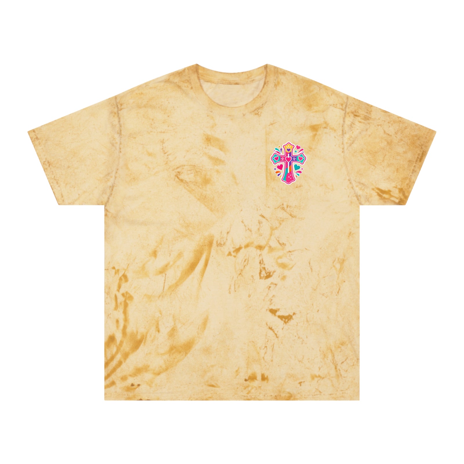 Christian Tie-Dye T-Shirt — “My Bible is Open and My Heart is Ready” Colorful Faith Tee