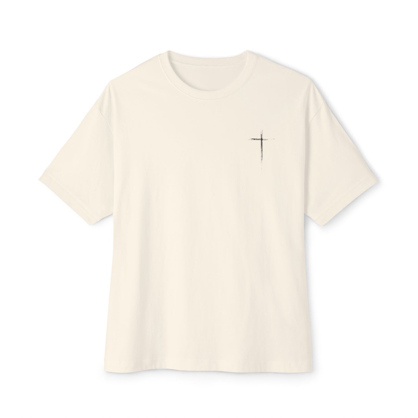 Faith In God Boxy Tee — Floral Christian Graphic T-Shirt