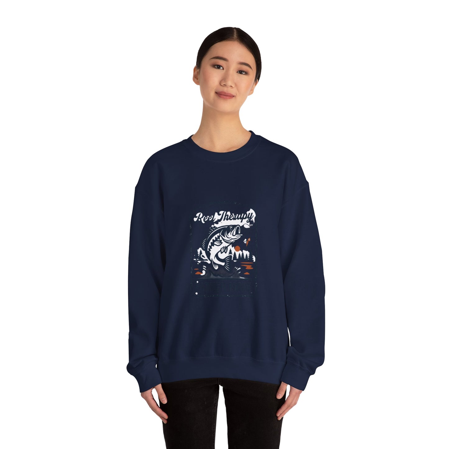 Reel Therapy Fishing 'Father Mode' Sweatshirt | Father's Day Retro Dad