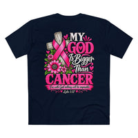Load image into Gallery viewer, "My God Is Bigger Than Cancer" Tee