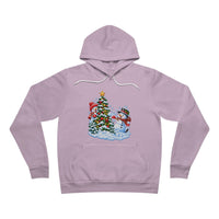 Load image into Gallery viewer, "Christmas Tree and Snowman" Hoodie