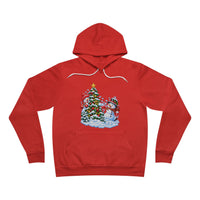 Load image into Gallery viewer, "Christmas Tree and Snowman" Hoodie