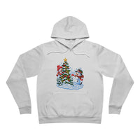 Load image into Gallery viewer, "Christmas Tree and Snowman" Hoodie