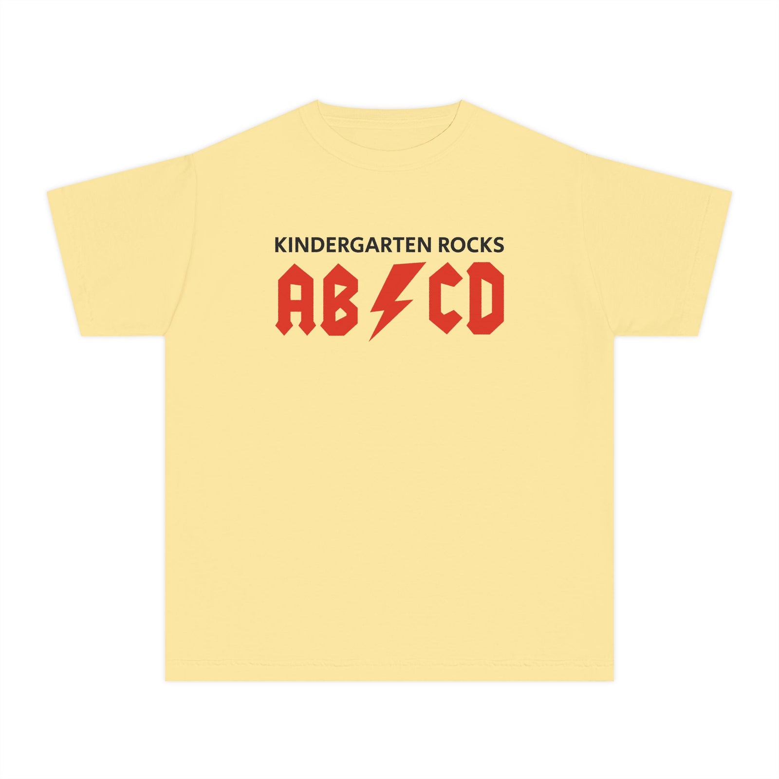 'AB/CD' Rock Band Style Kids Shirt