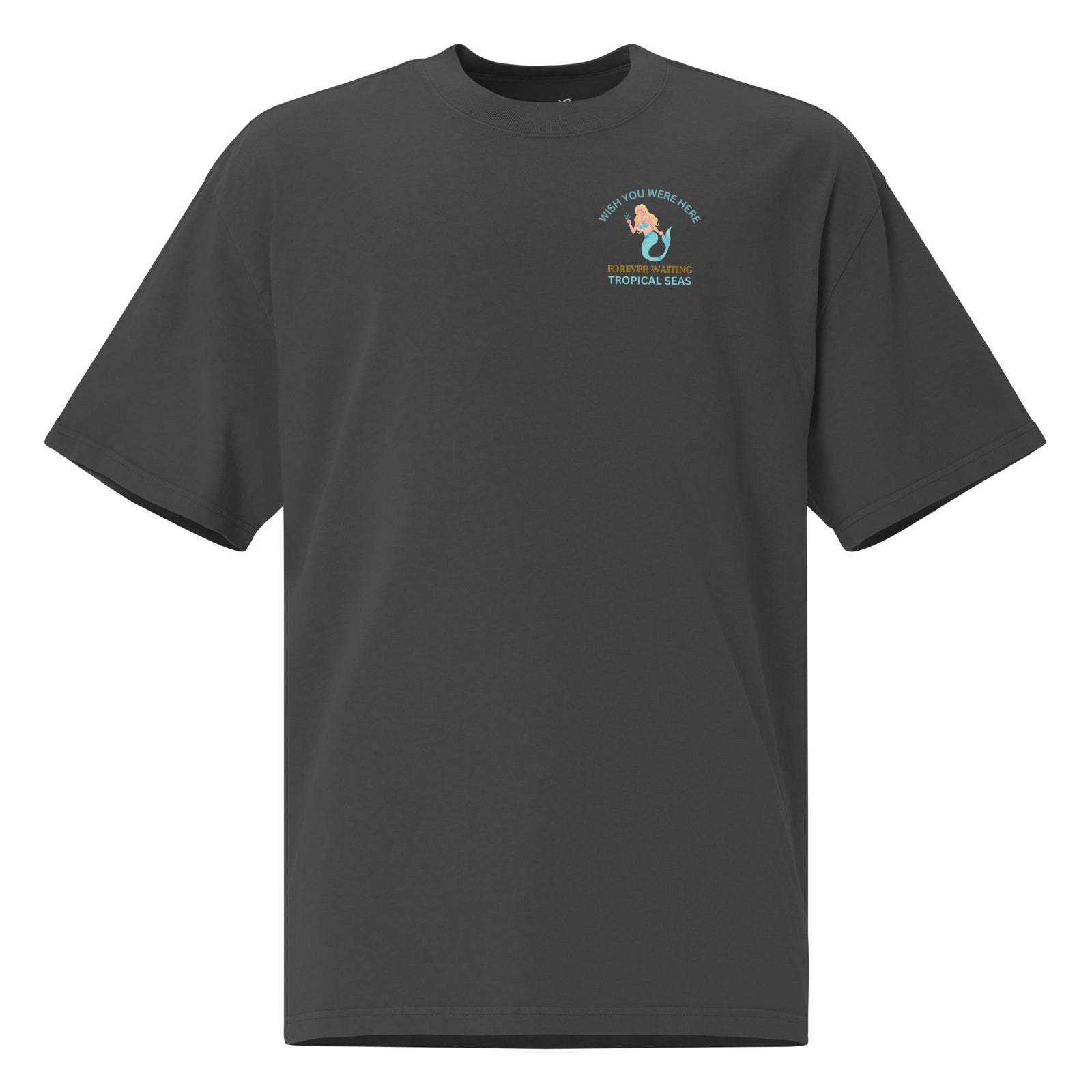 Waiting Mermaid Faded t-shirt