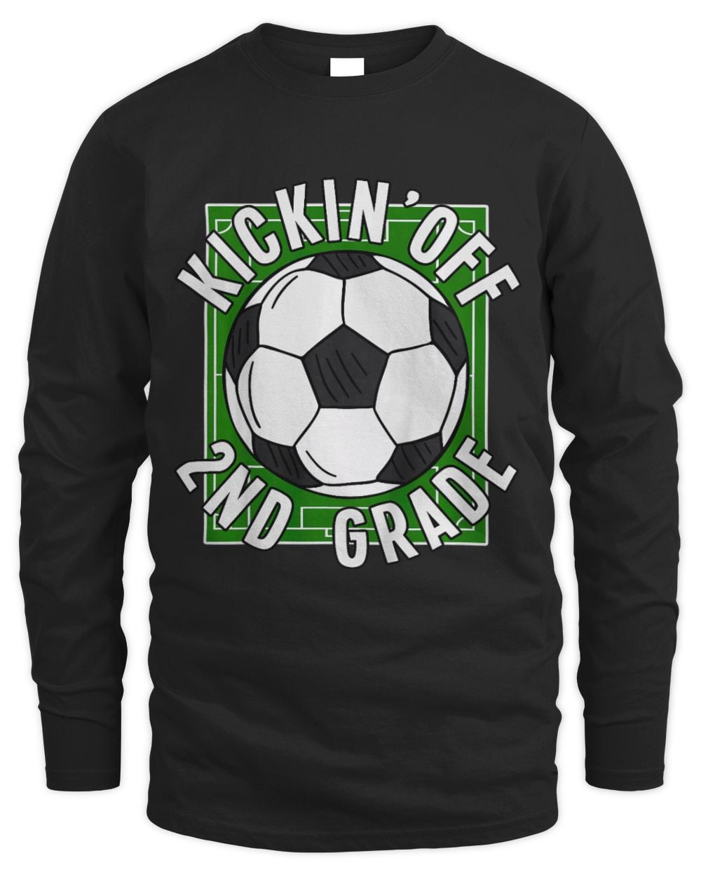 Cute Soccer Kids Kicking Off 2nd Grade Soccer Back To School