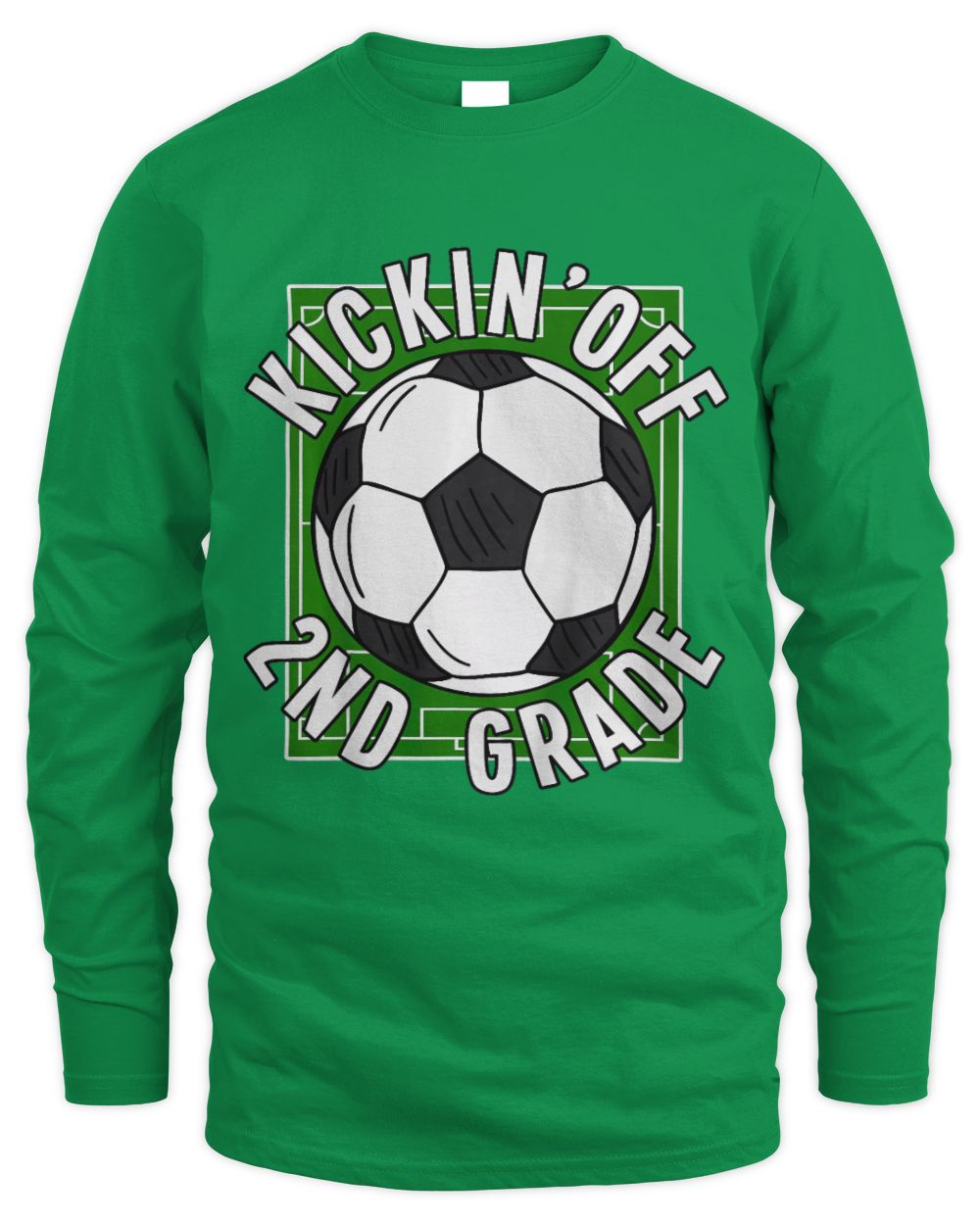 Cute Soccer Kids Kicking Off 2nd Grade Soccer Back To School