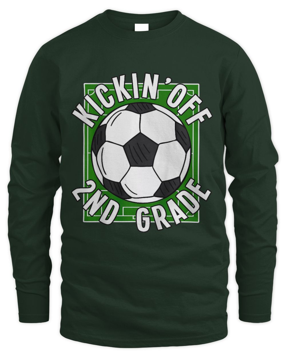 Cute Soccer Kids Kicking Off 2nd Grade Soccer Back To School