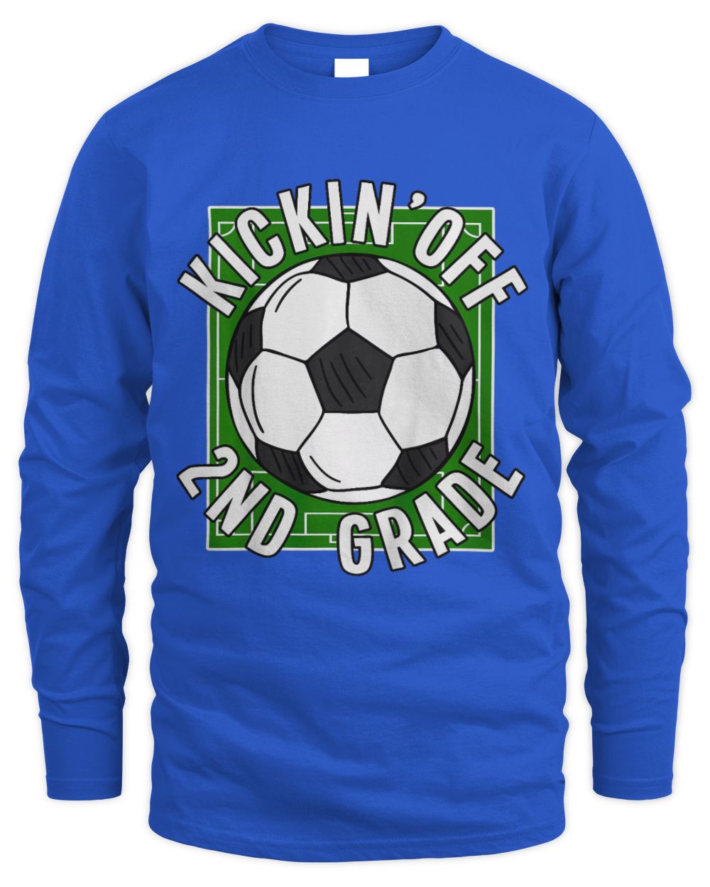 Cute Soccer Kids Kicking Off 2nd Grade Soccer Back To School