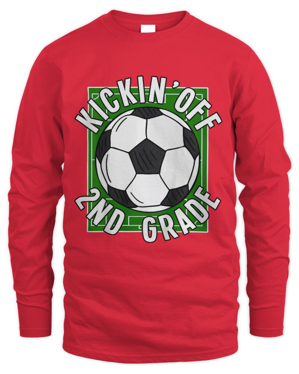 Cute Soccer Kids Kicking Off 2nd Grade Soccer Back To School