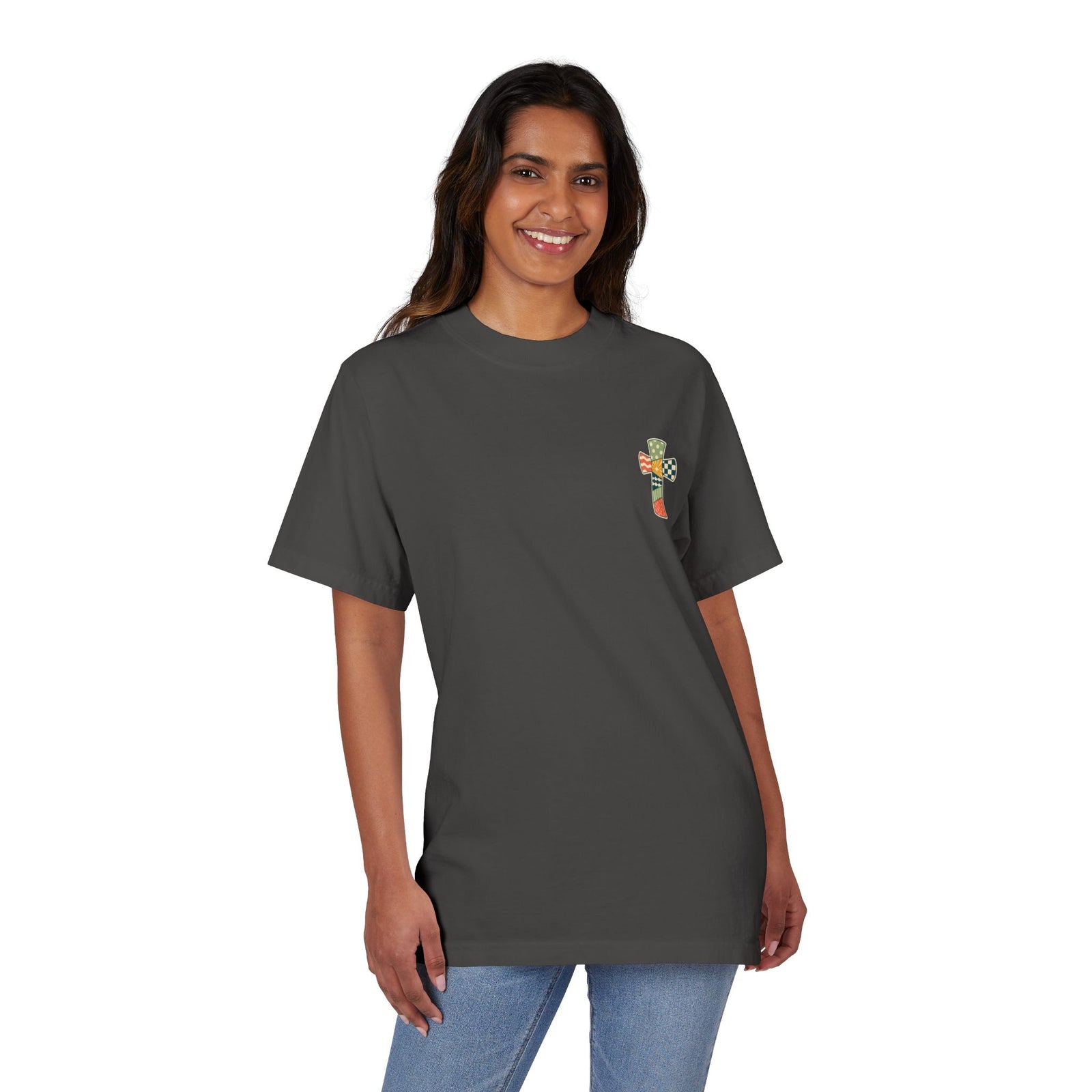 Pray On, Repeat T-Shirt — Christian Graphic Tee (1 Thessalonians 5:17)