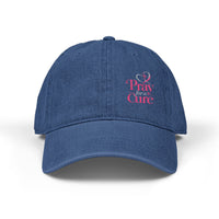 Load image into Gallery viewer, "Pray for a Cure" Embroidered Baseball Cap