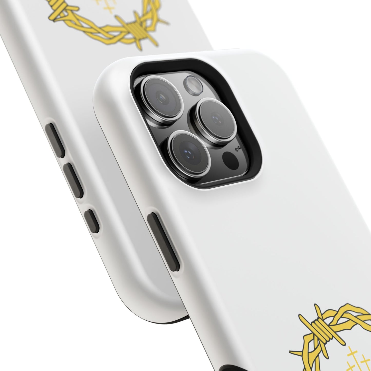 Impact-Resistant Phone Case — 'True Love' Crown of Thorns Faith Design